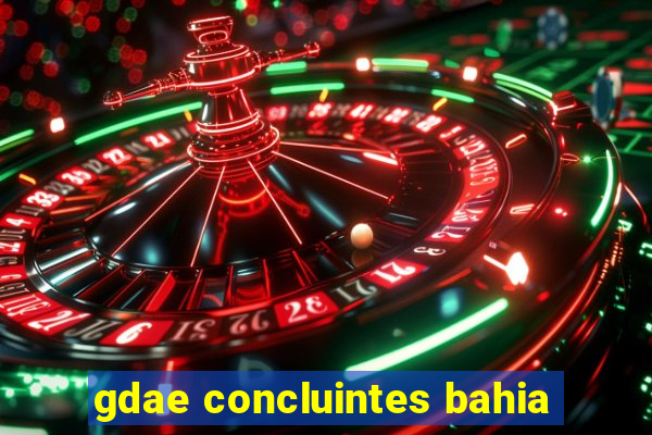 gdae concluintes bahia